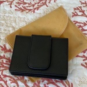 NWOT Men’s Leather Money Clip Wallet
